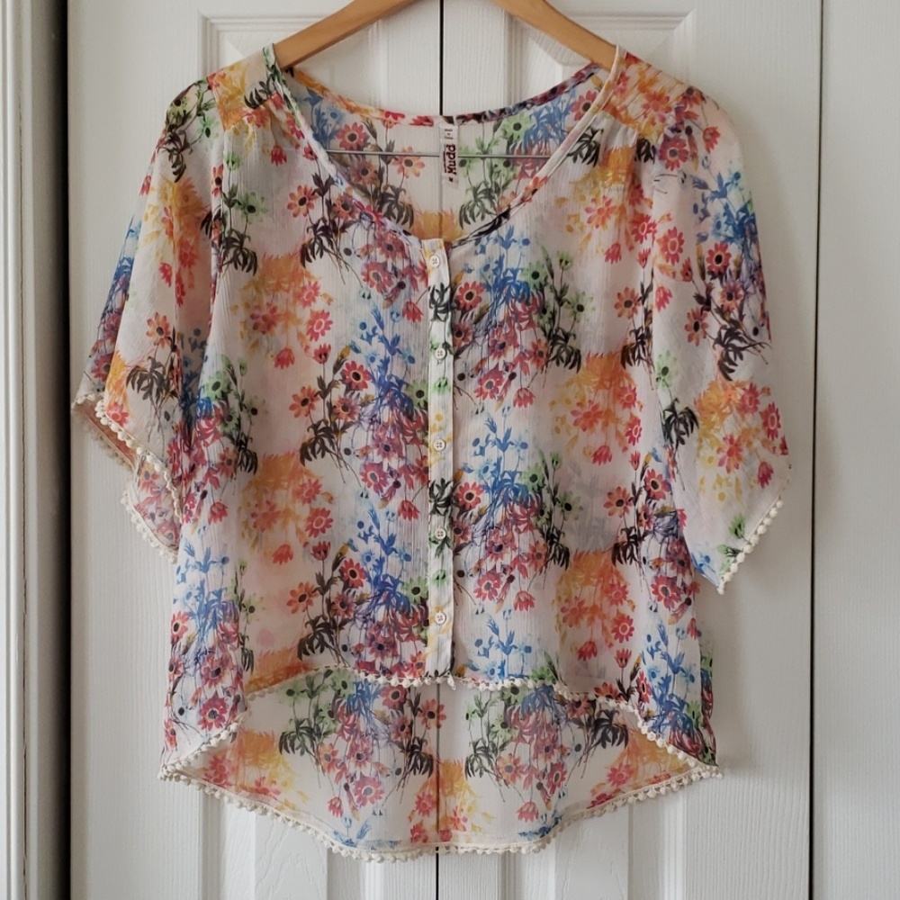 Mudd sheer crop high low top